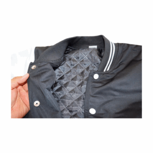 Chamarra Universitaria Negra #1060