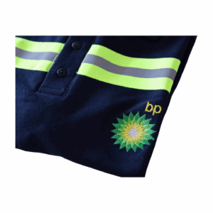 Playera Tipo Polo con Reflejante #1040