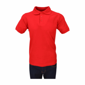 Playera Tipo Polo Rojo #1032