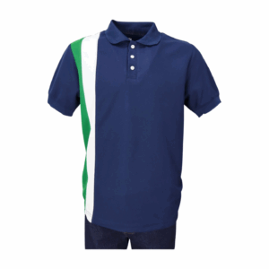 Playera Tipo Polo Combinada #1035