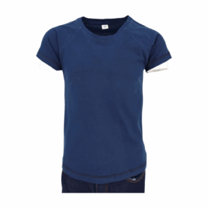 Playera Cuello Redondo Azul #1060