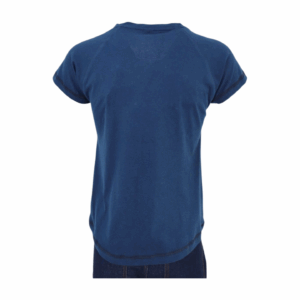 Playera Cuello Redondo Azul #1060