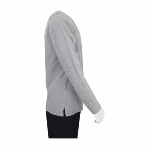 Playera Manga Larga Gris #1065