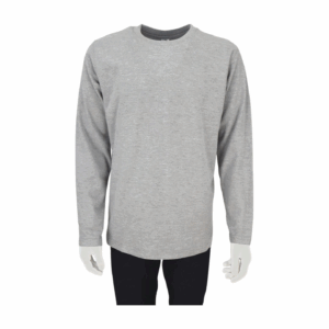 Playera Manga Larga Gris #1065