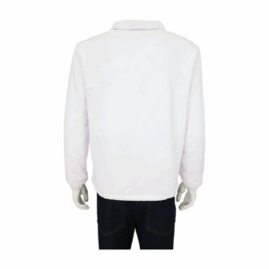 Chamarra Microfibra  Blanca #1059