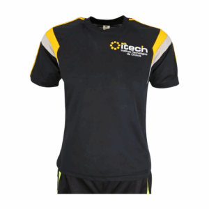 Playera Cuello Redondo Combinada #1063